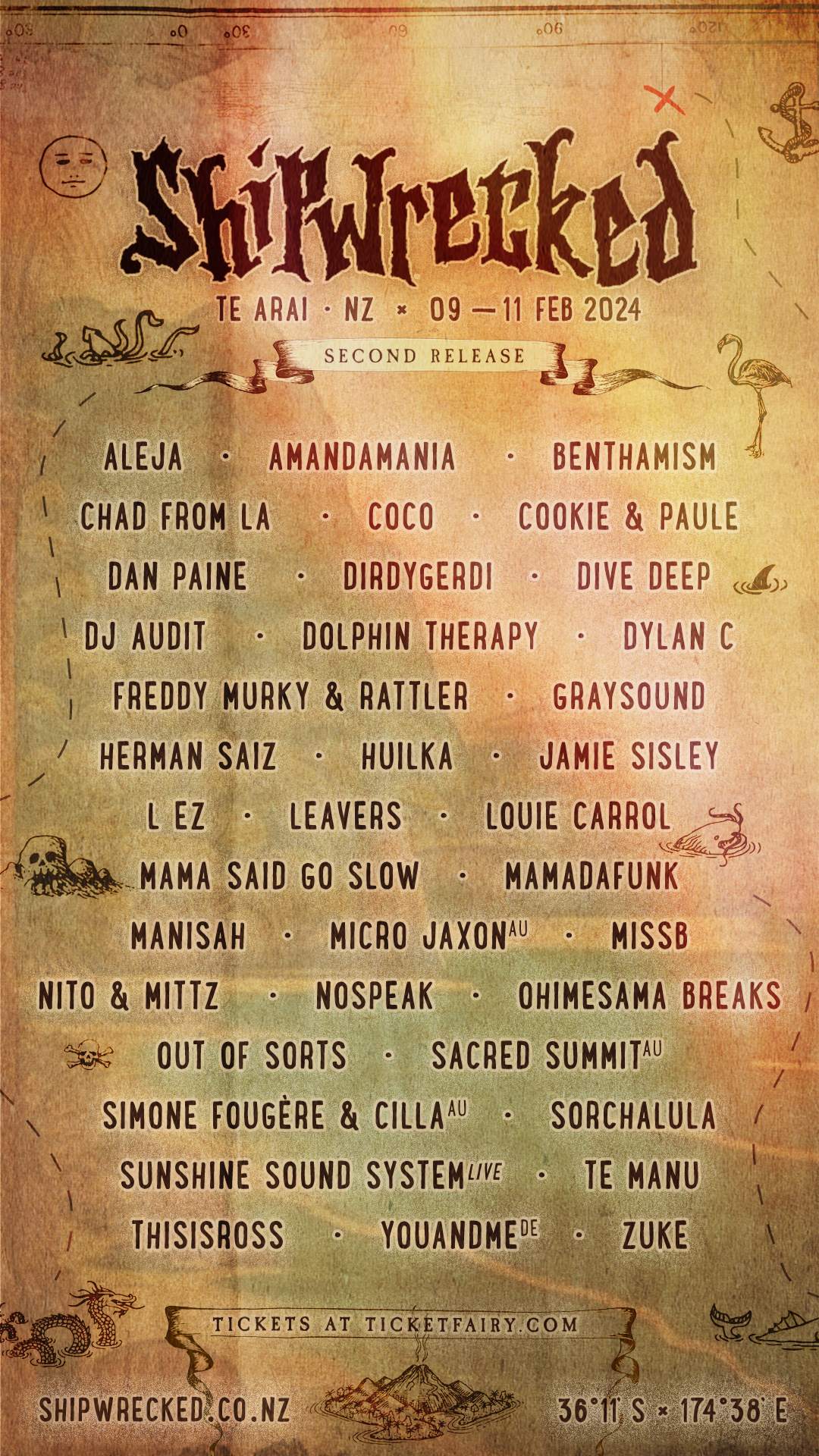 Shipwrecked Music & Arts Festival 2024 at Shipwrecked Festival, New Zealand