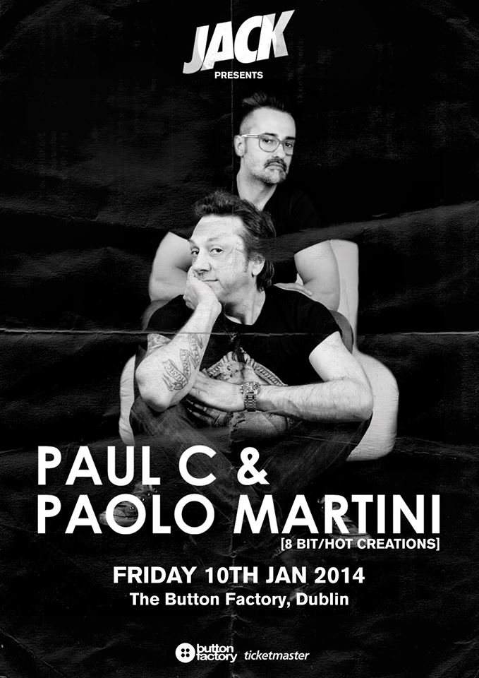 Paul C & Paolo Martini at Jack - フライヤー表