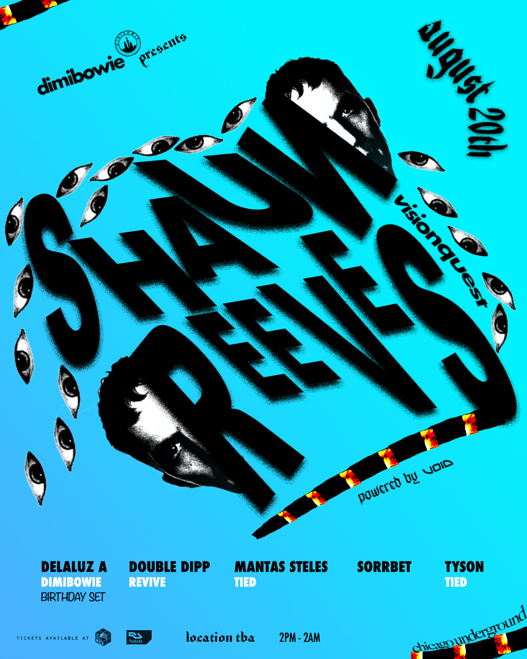 DIMIBOWIE presents: Shaun Reeves at TBA, Chicago