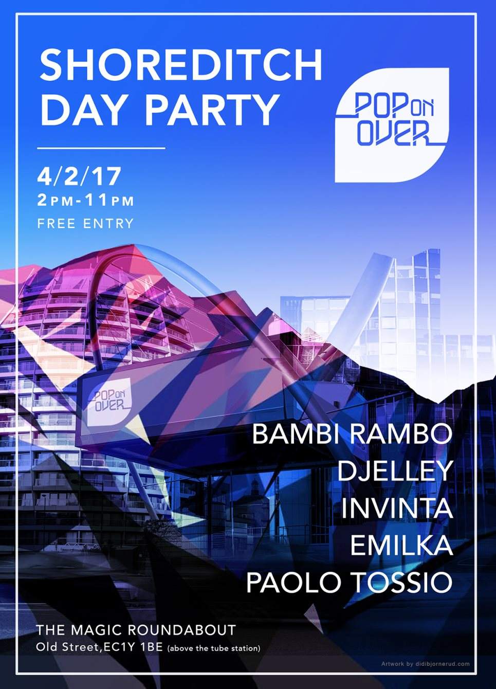 Shoreditch Day Party (+ Afterparty) - フライヤー裏