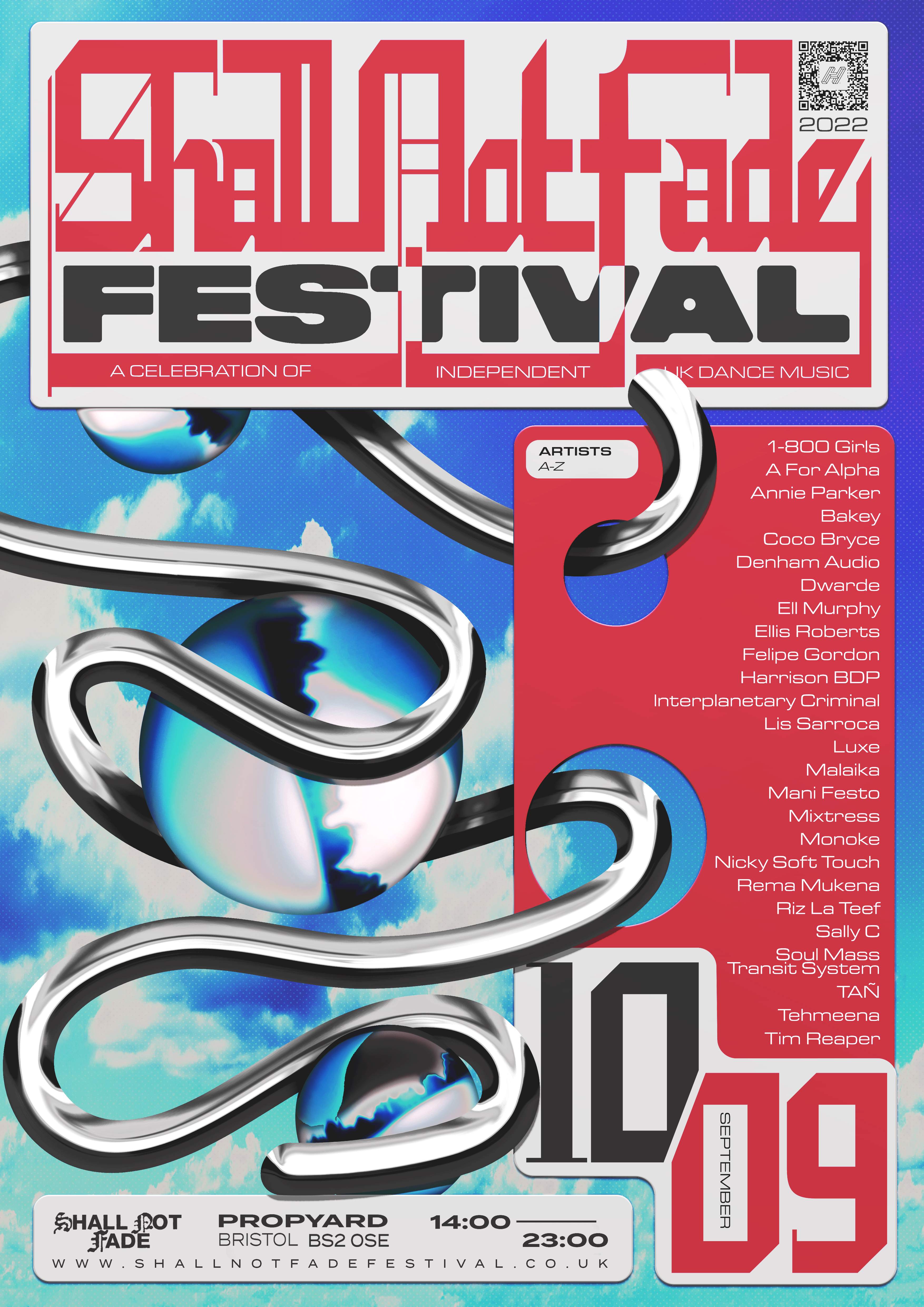 Shall Not Fade Festival 2022 - Página trasera