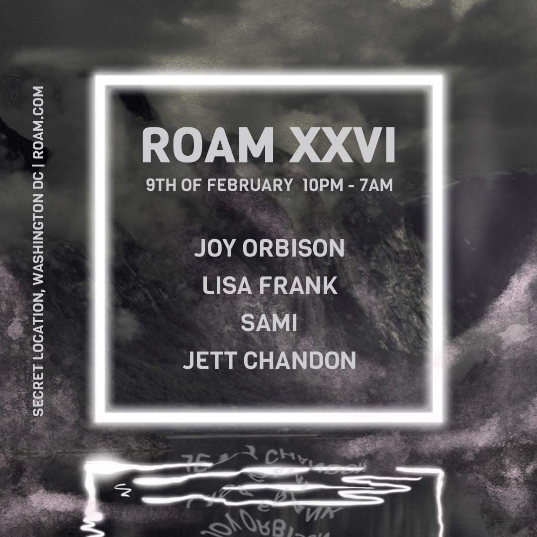 ROAM XXVI : Joy Orbison : New Location - Página trasera
