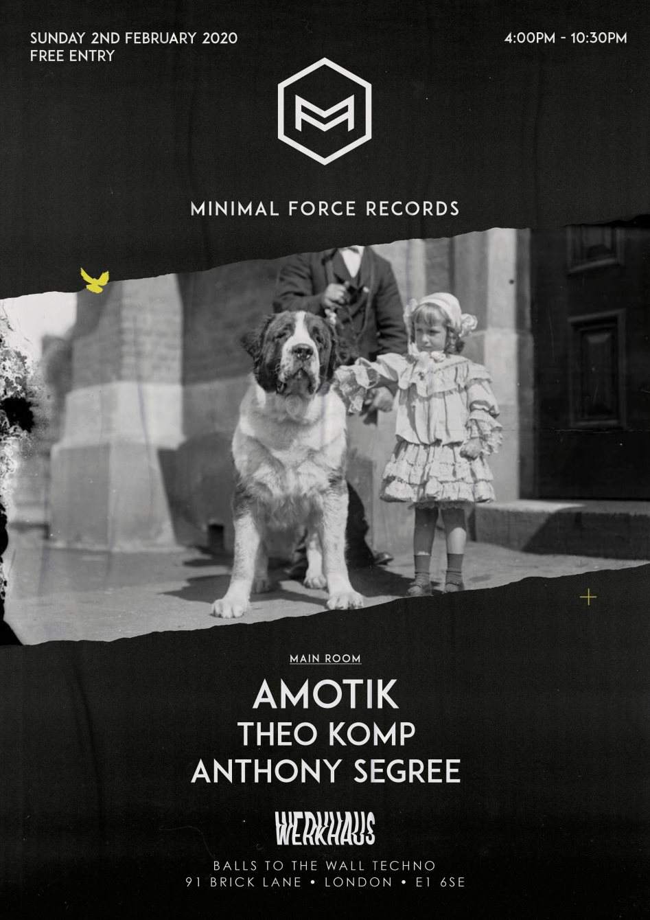 Minimal Force Pres. Amotik (Free Techno Sunday) - Página frontal