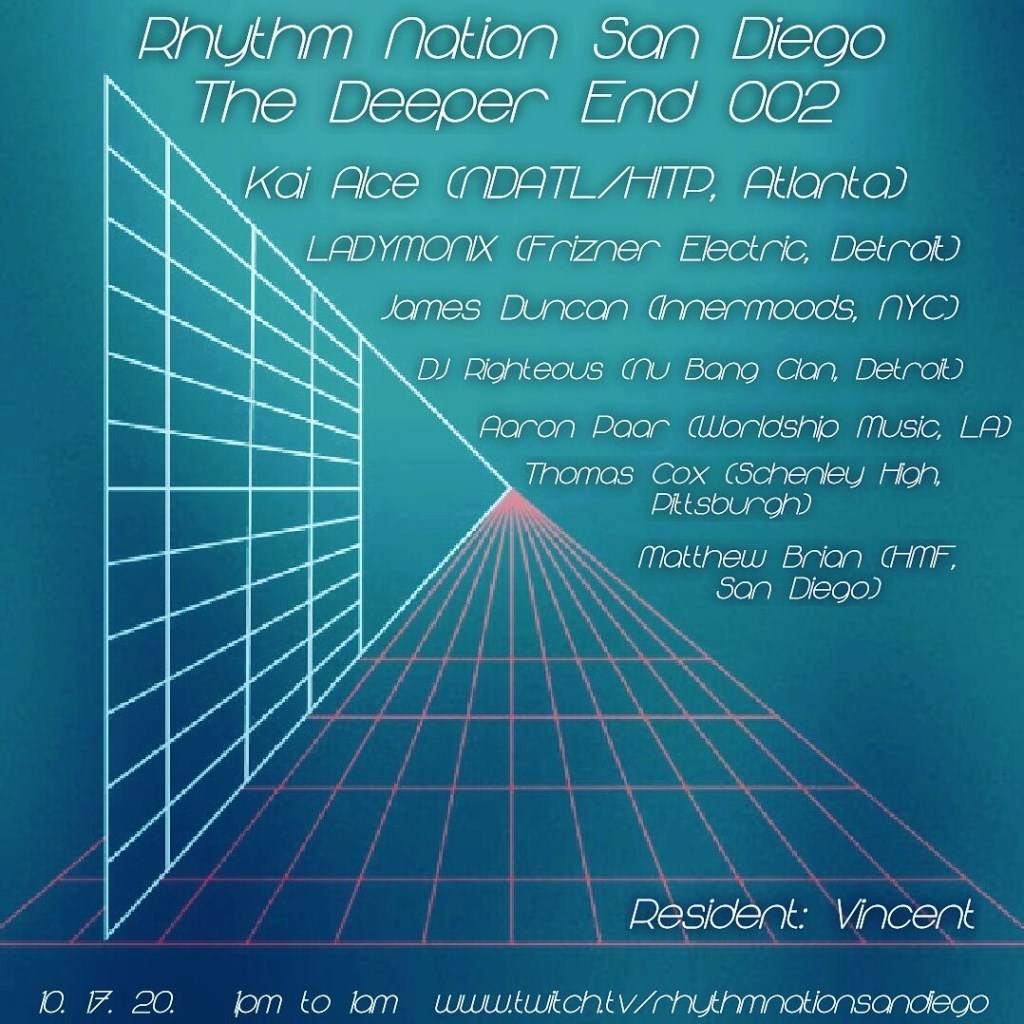 Rhythm Nation San Diego: The Deeper End 002 - Página frontal