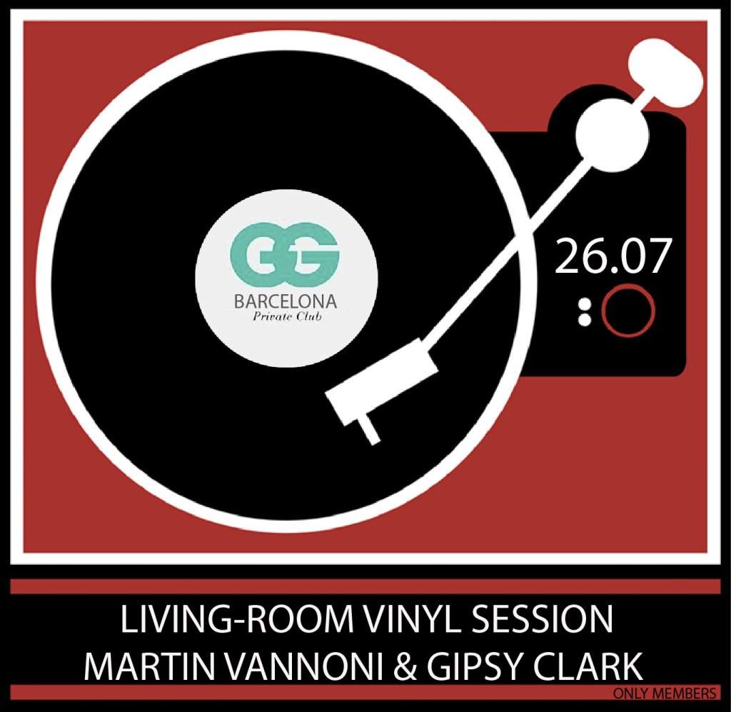GG Social Club Pres. Living Room Vinyl Session with Martin Vannoni & Gipsy Clark - Página frontal