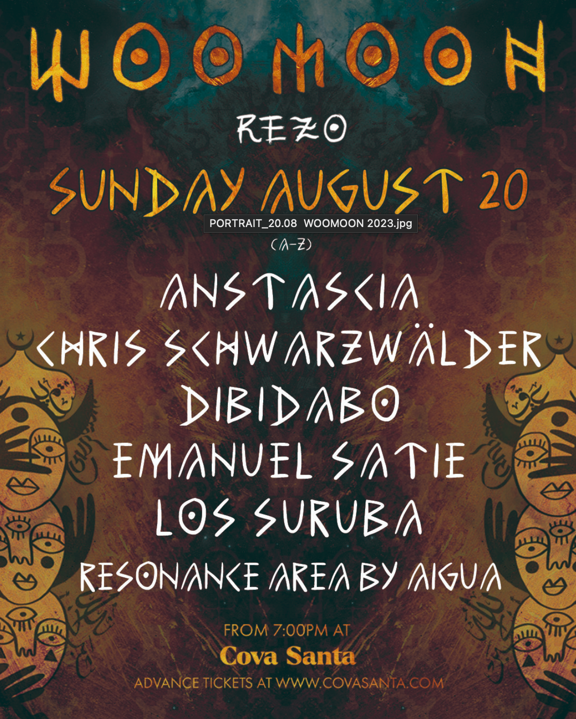 WooMooN - Sunday, August 20th - Página frontal