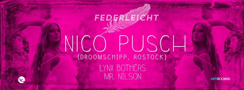 Federleicht with Nico Pusch - Flyer front