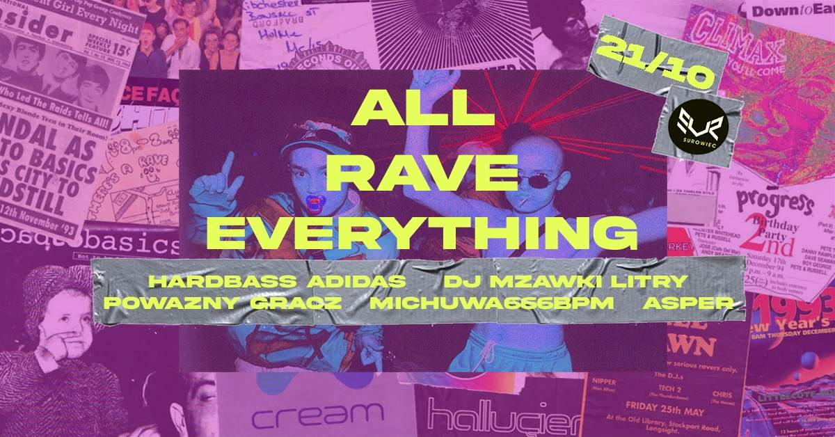 All Rave Everything - フライヤー表