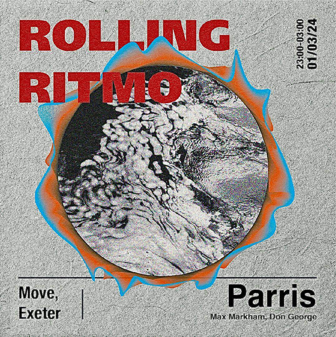 Rolling Ritmo presents Parris - フライヤー表