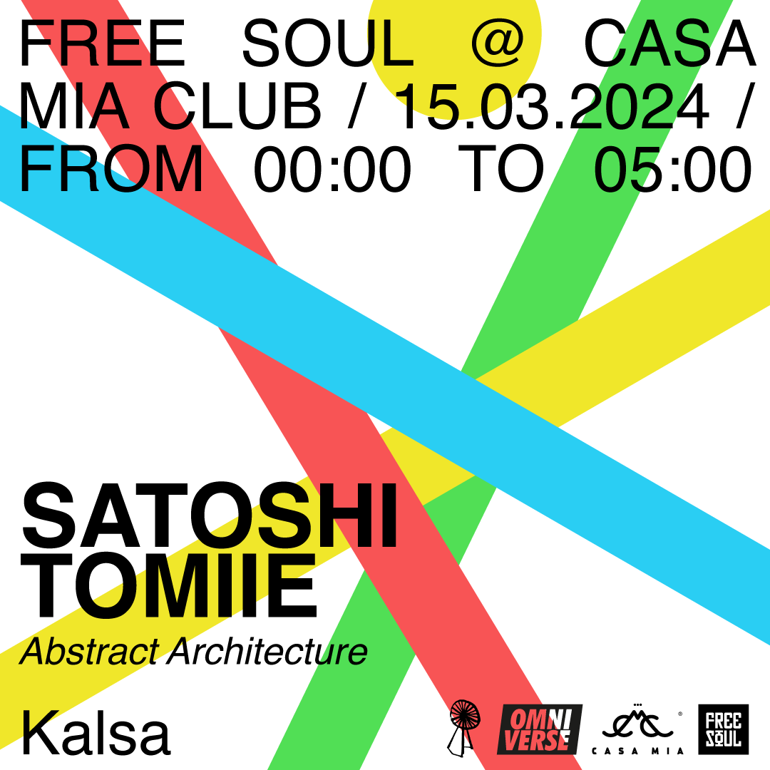 FREE SOUL feat. Satoshi Tomiie - フライヤー表