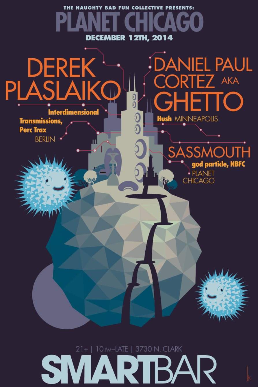 Planet Chicago with Derek Plaslaiko - Ghetto - Sassmouth - Página frontal