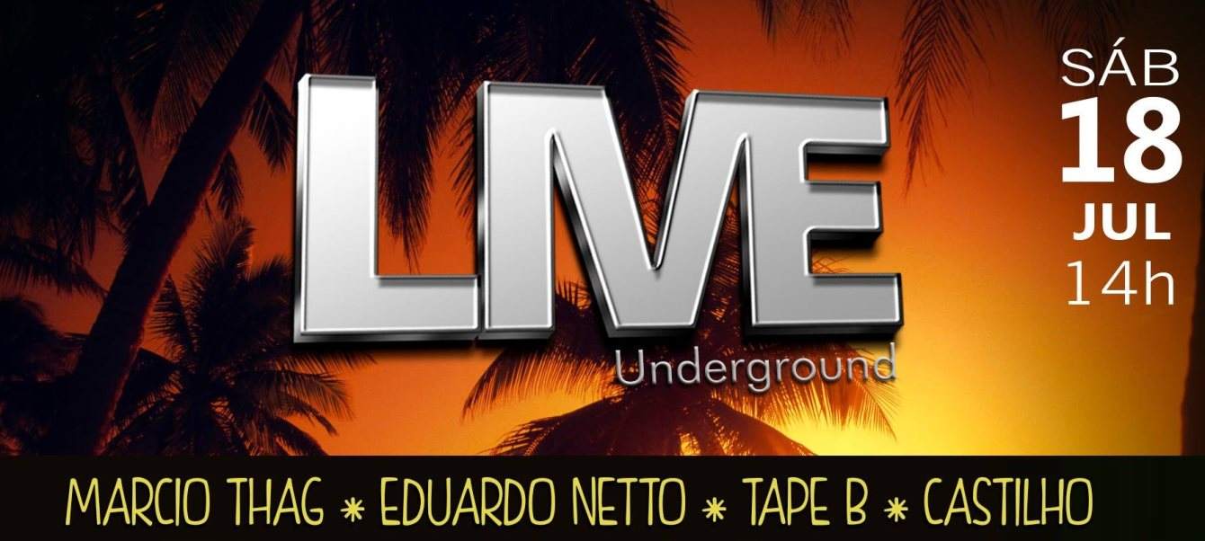 Live Underground - フライヤー表