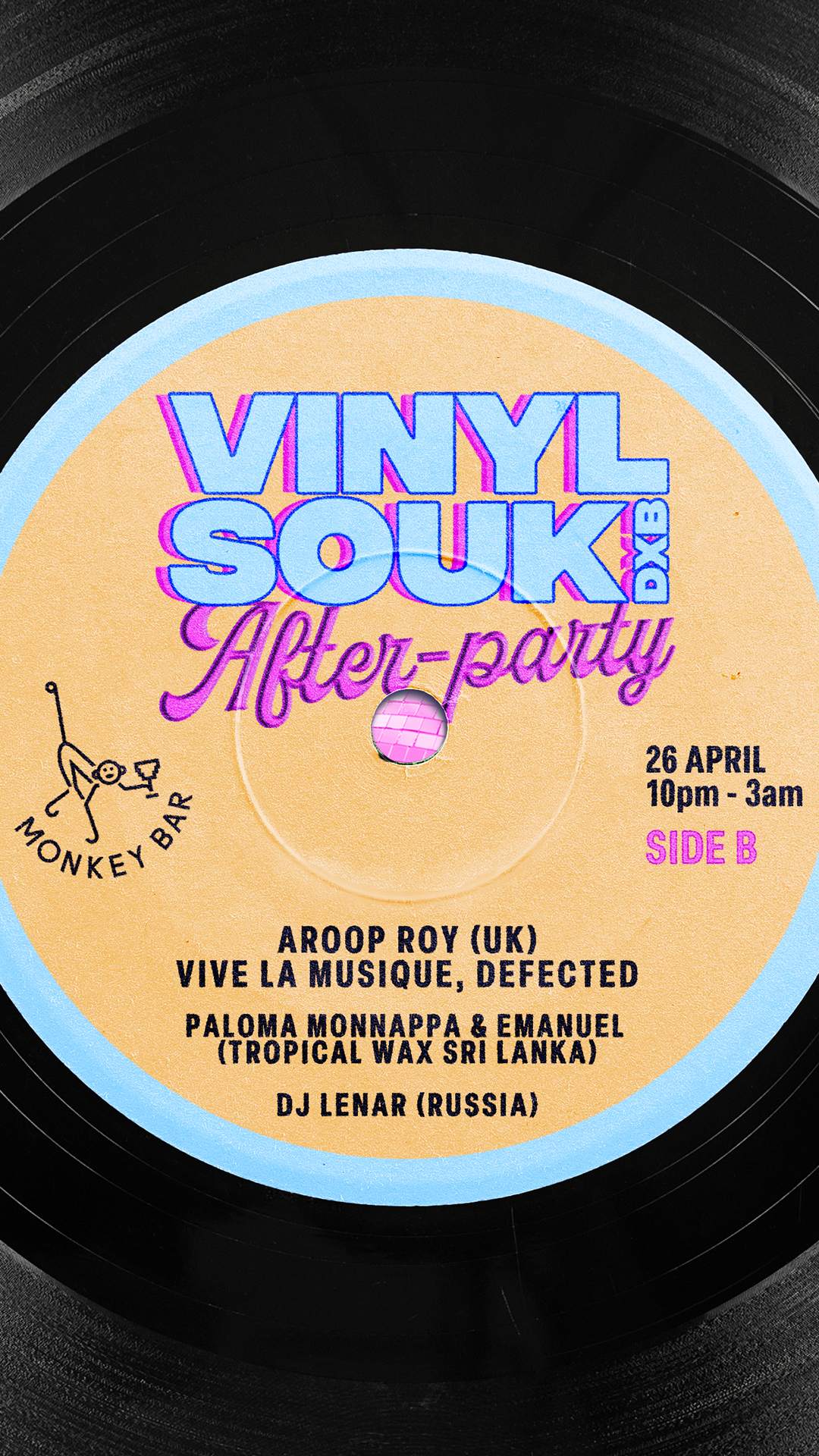 Vinyl Souk After-Party feat. Aroop Roy (Defected UK) - Página frontal