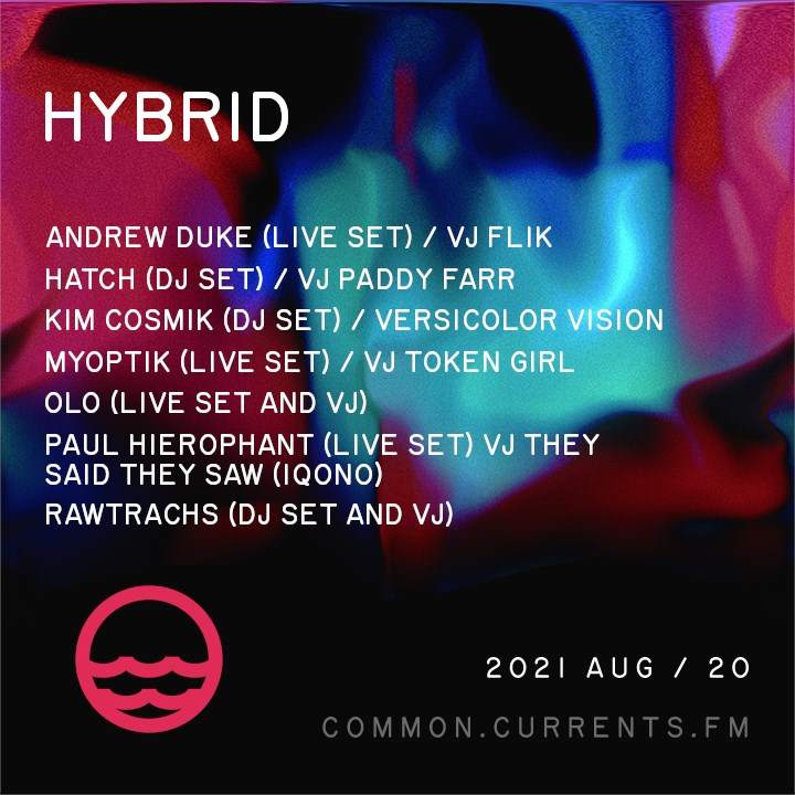 HYBRID at Common 2021 / AUG 20 - フライヤー表