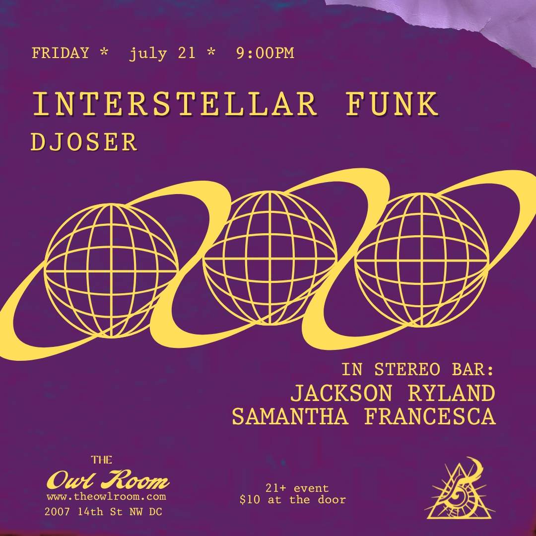 Interstellar Funk, Djoser, Jackson Ryland & Samantha Francesca - Página frontal