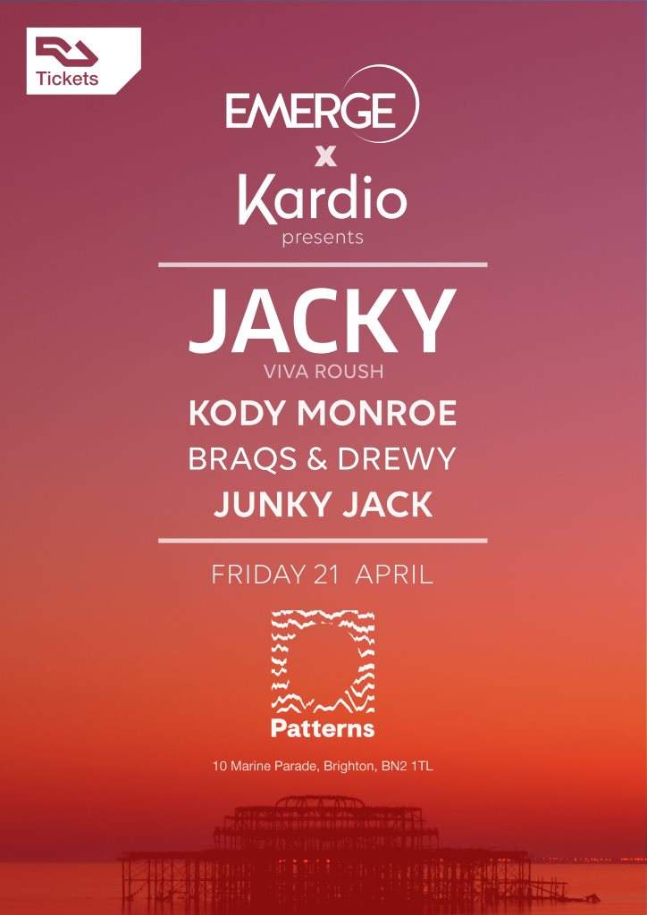 Emerge x Kardio with Jacky - フライヤー表