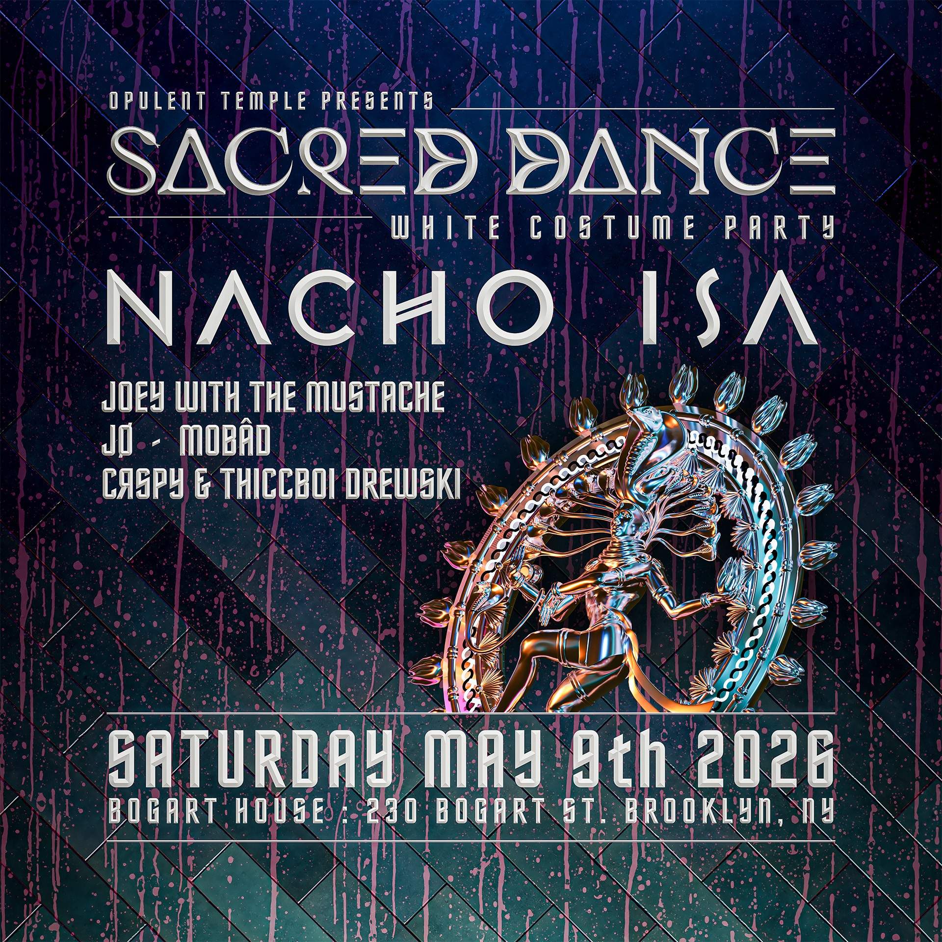 Nacho Isa, Joey with the Mustache at Opulent Temple's 'Sacred Dance ...