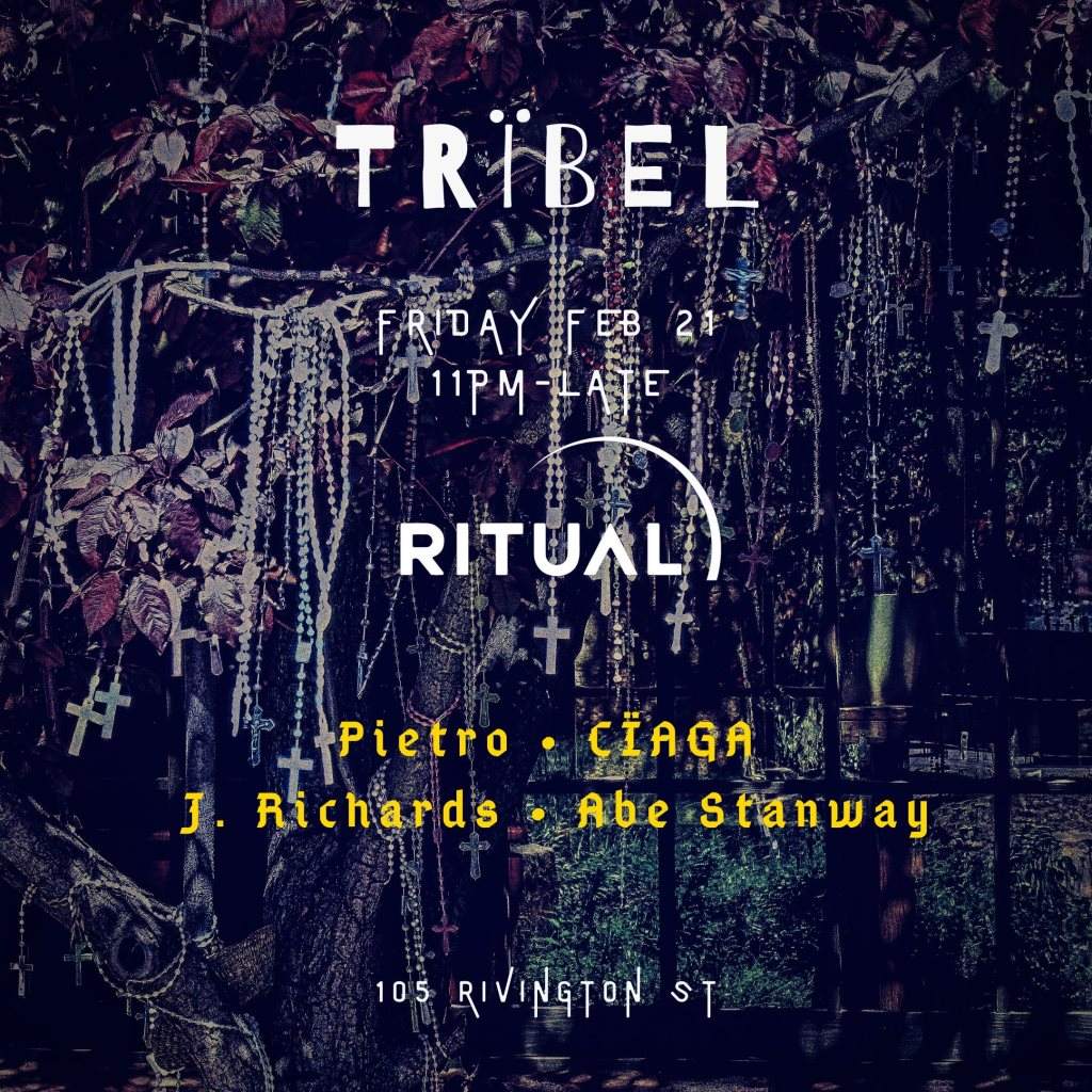 Trïbel New York: ✺ New Moon at Ritual ✺ Feb 21 (No Cover) - フライヤー表