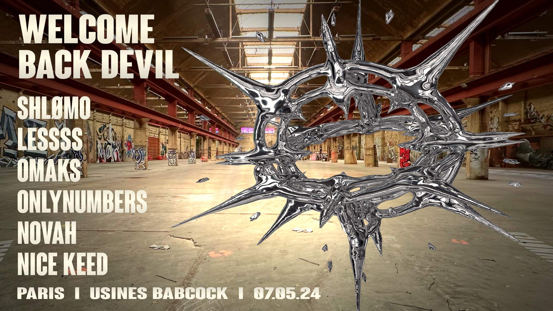 WELCOME BACK DEVIL • BABCOCK EDITION - フライヤー表