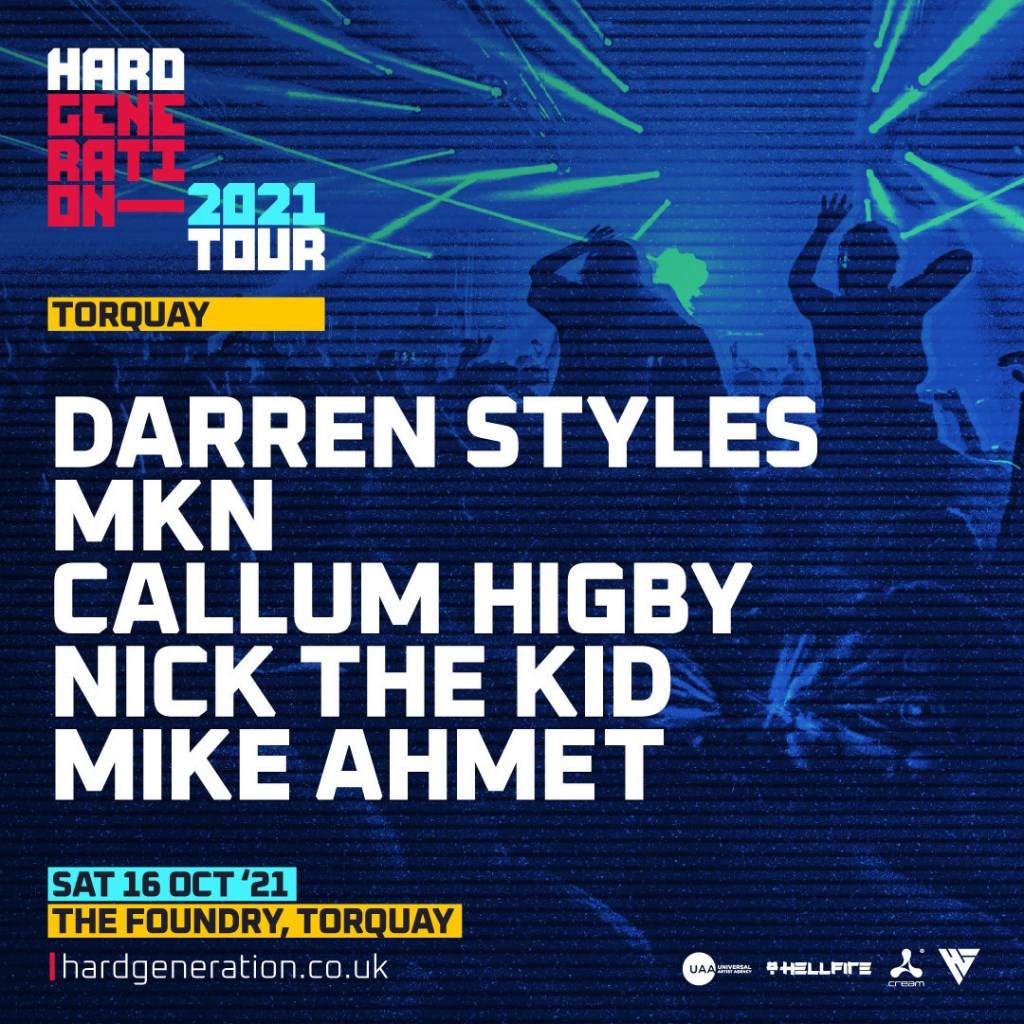 Hard Generation 2021 Tour - Torquay - Página frontal