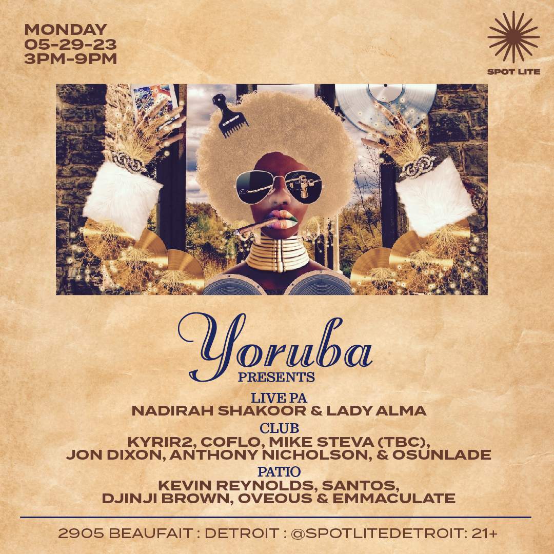 Yoruba presents - フライヤー表