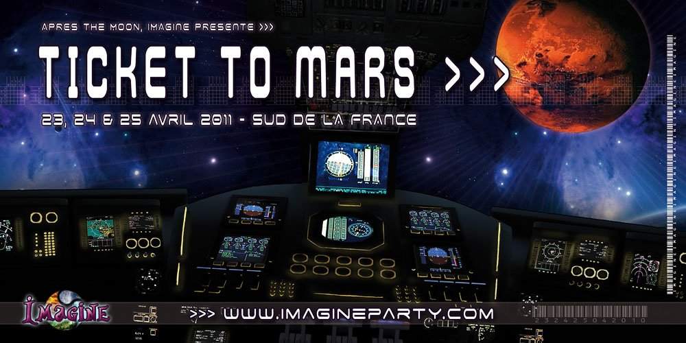 Ticket To Mars - Página frontal