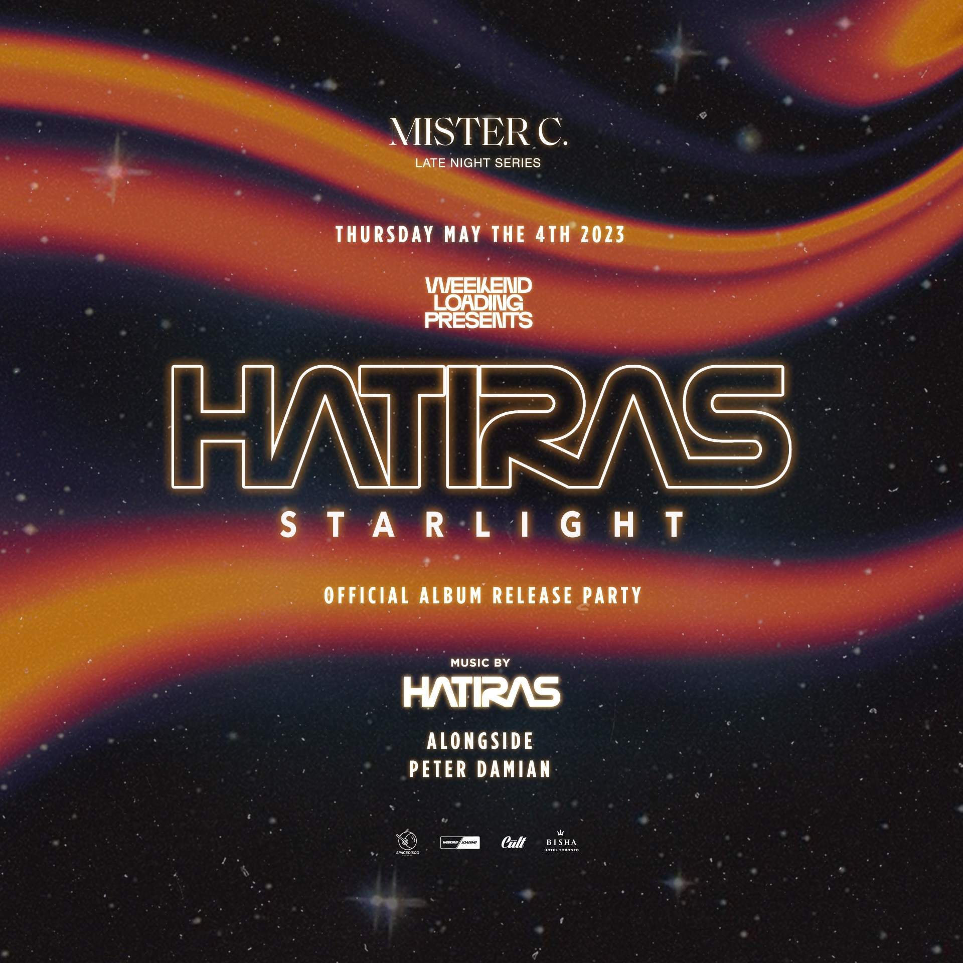 Weekend Loading presents: STARLIGHT - Hatiras: official Album Release Party - Página frontal