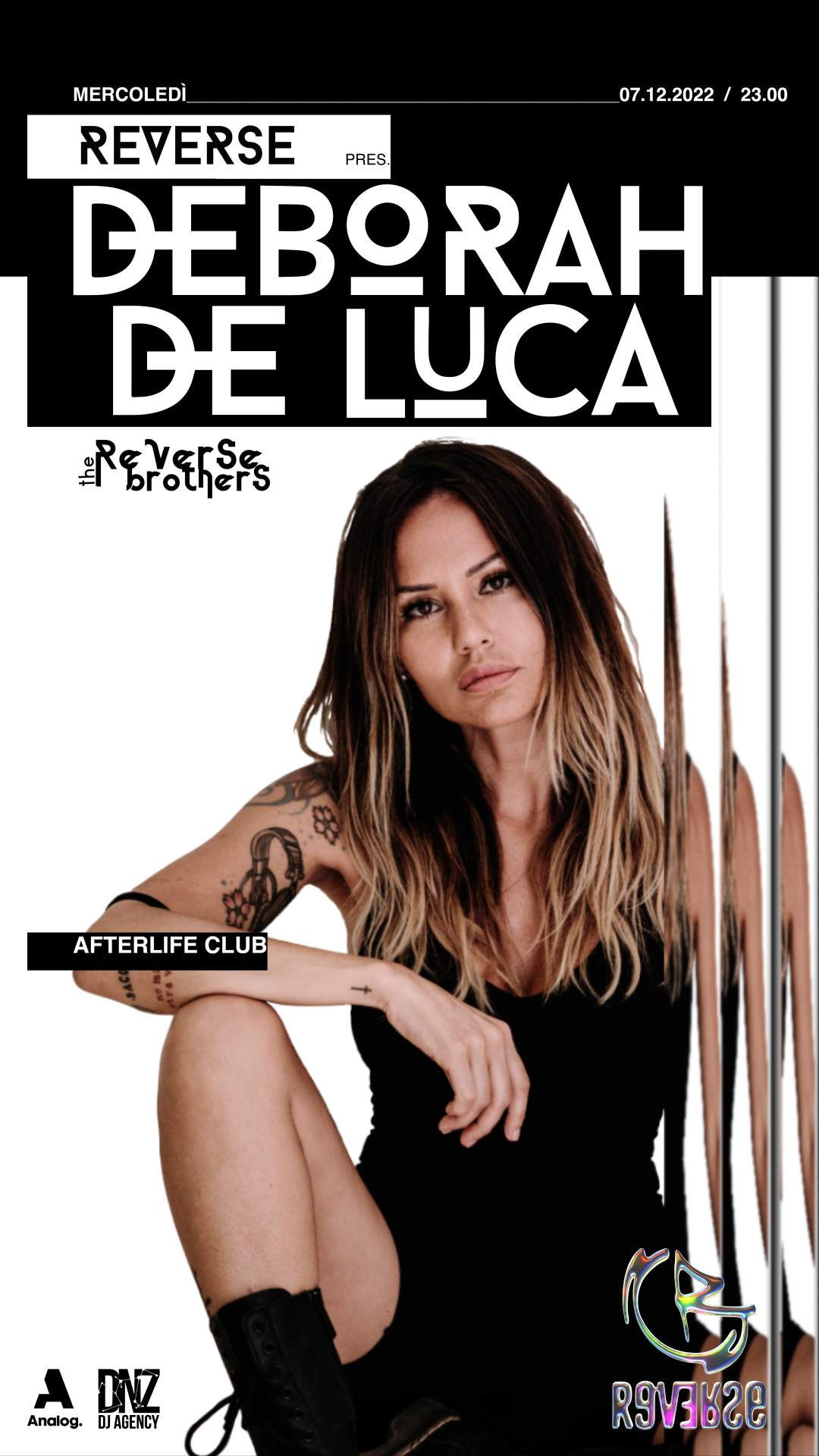 Reverse presents Debora De Luca - Página frontal