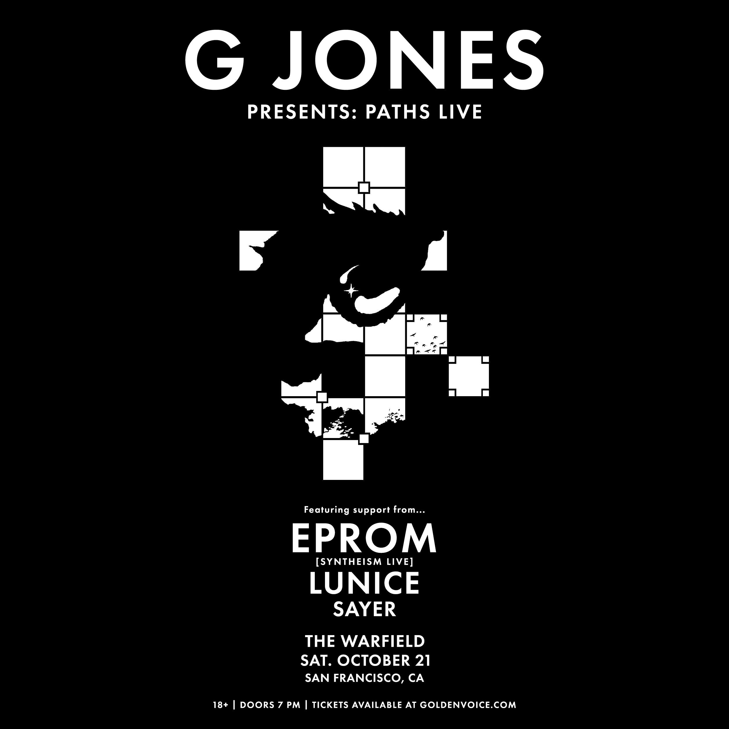G Jones with EPROM, Lunice, & Sayer - Página frontal