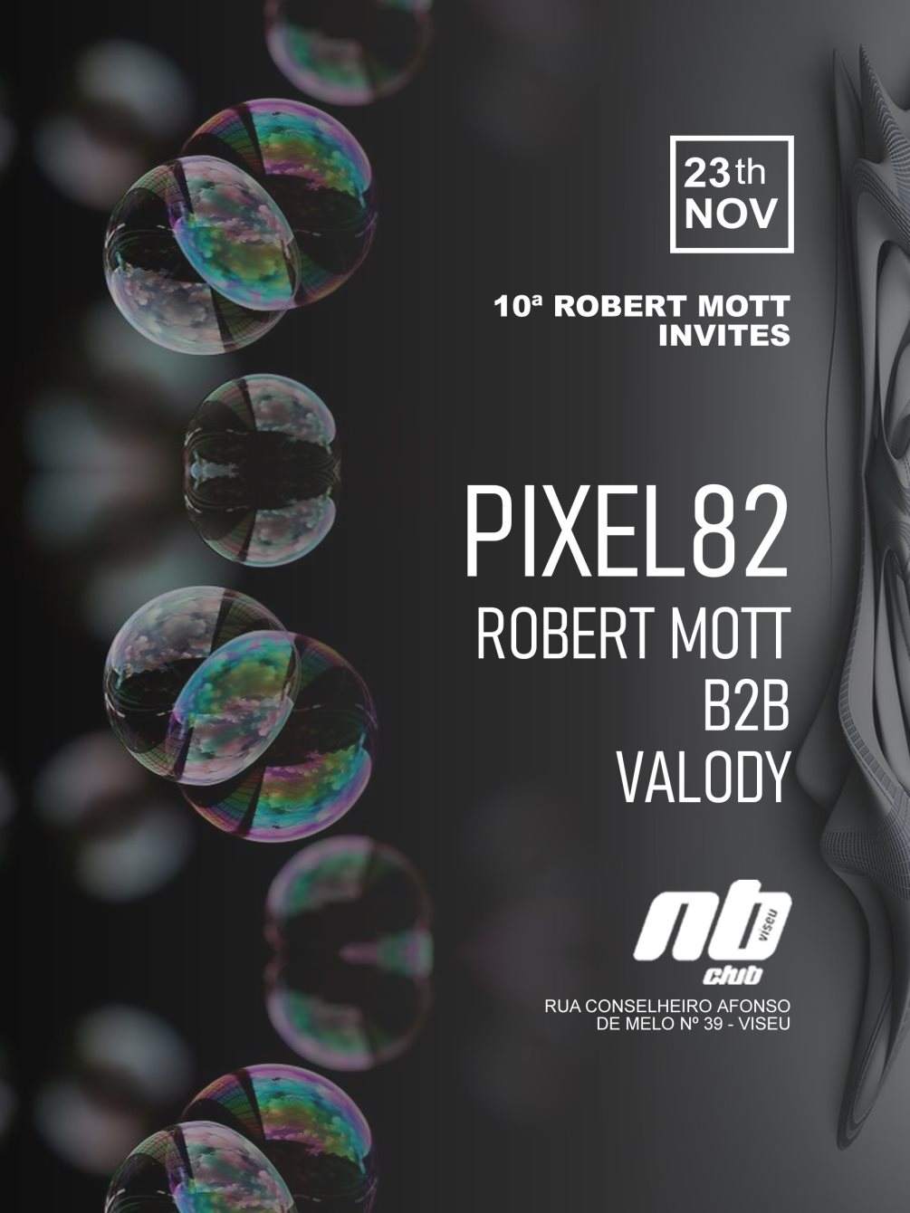 10ª Robert Mott Invites with Pixel82 & Valody - Página frontal