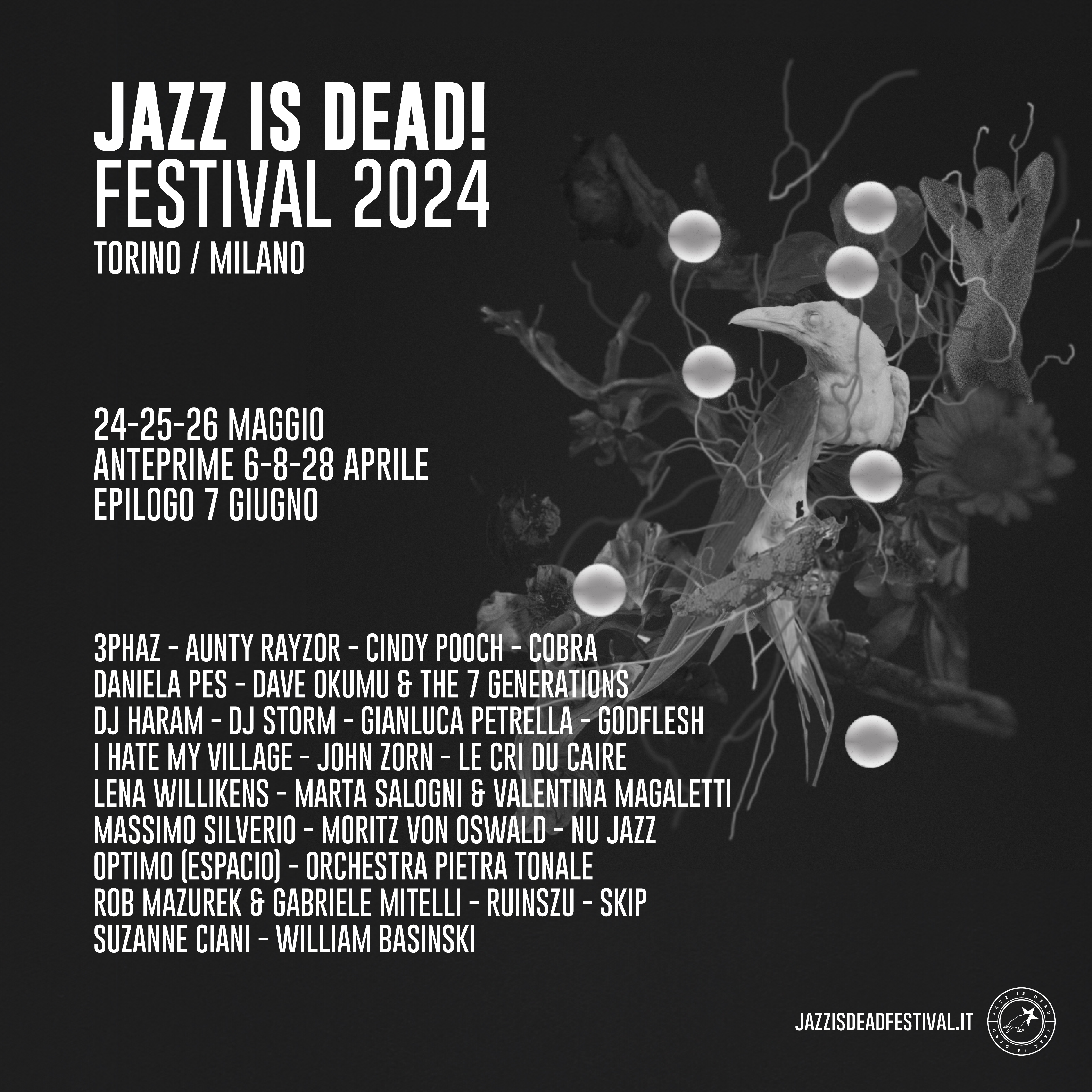 Jazz is Dead! Festival 2024 - フライヤー表
