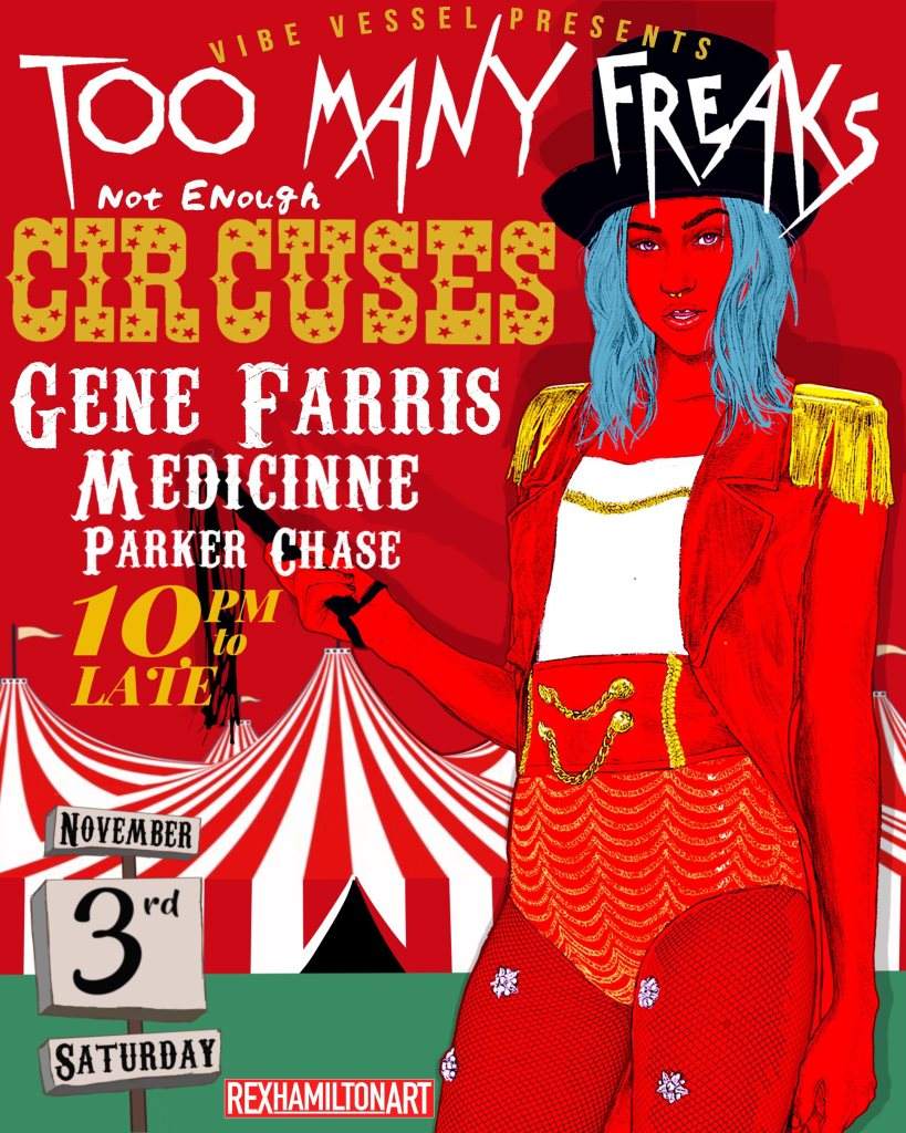Too Many Freaks Not Enough Circuses W/ Gene Farris - Página frontal