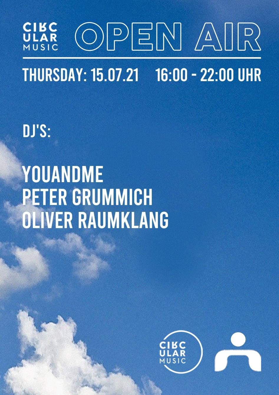 Circular Music 'Open Air' with youANDme, Peter Grummich and More - Página frontal
