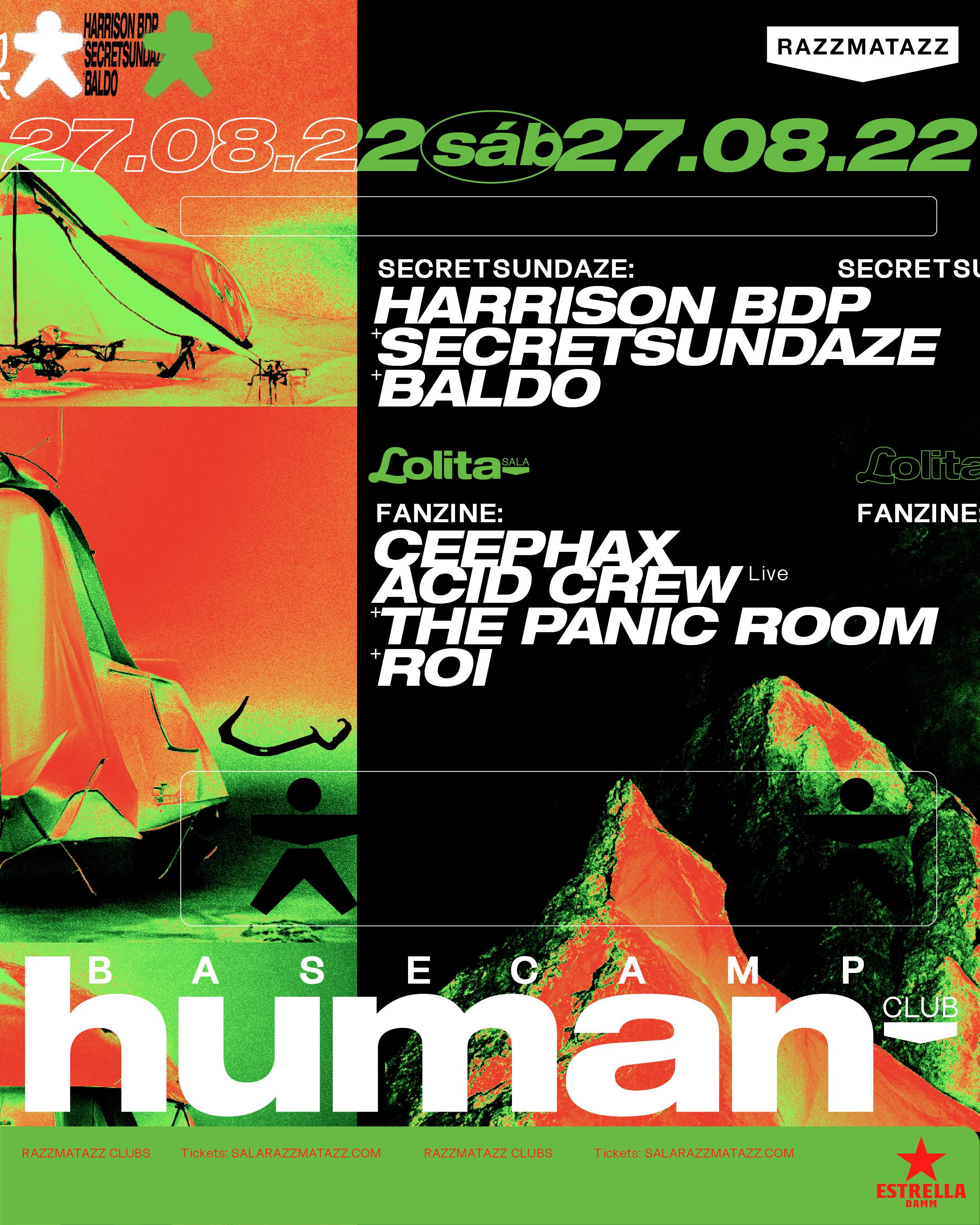 HUMAN presents: Harrison DBP, Ceephax Acid Crew Live  - フライヤー表