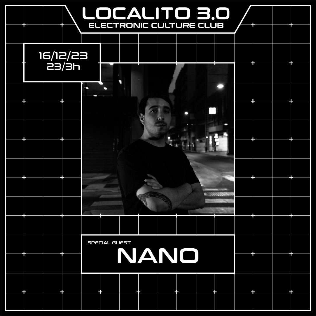Localito 3.0 Pres. NANO - フライヤー裏