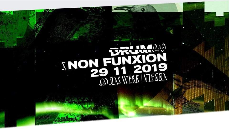 DRUM040 x NON Funxion - フライヤー表