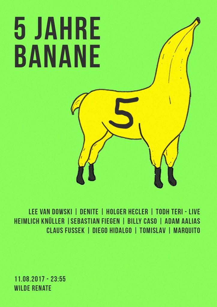5 Jahre Banane - Página frontal