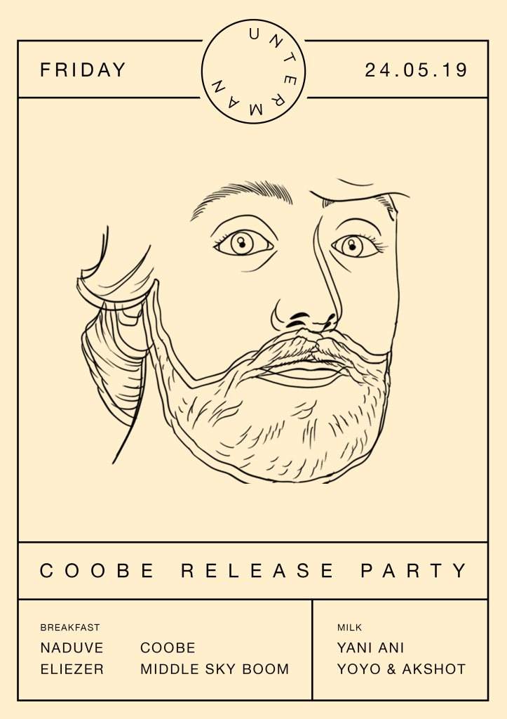 Unterman - Coobe Release Party - フライヤー表