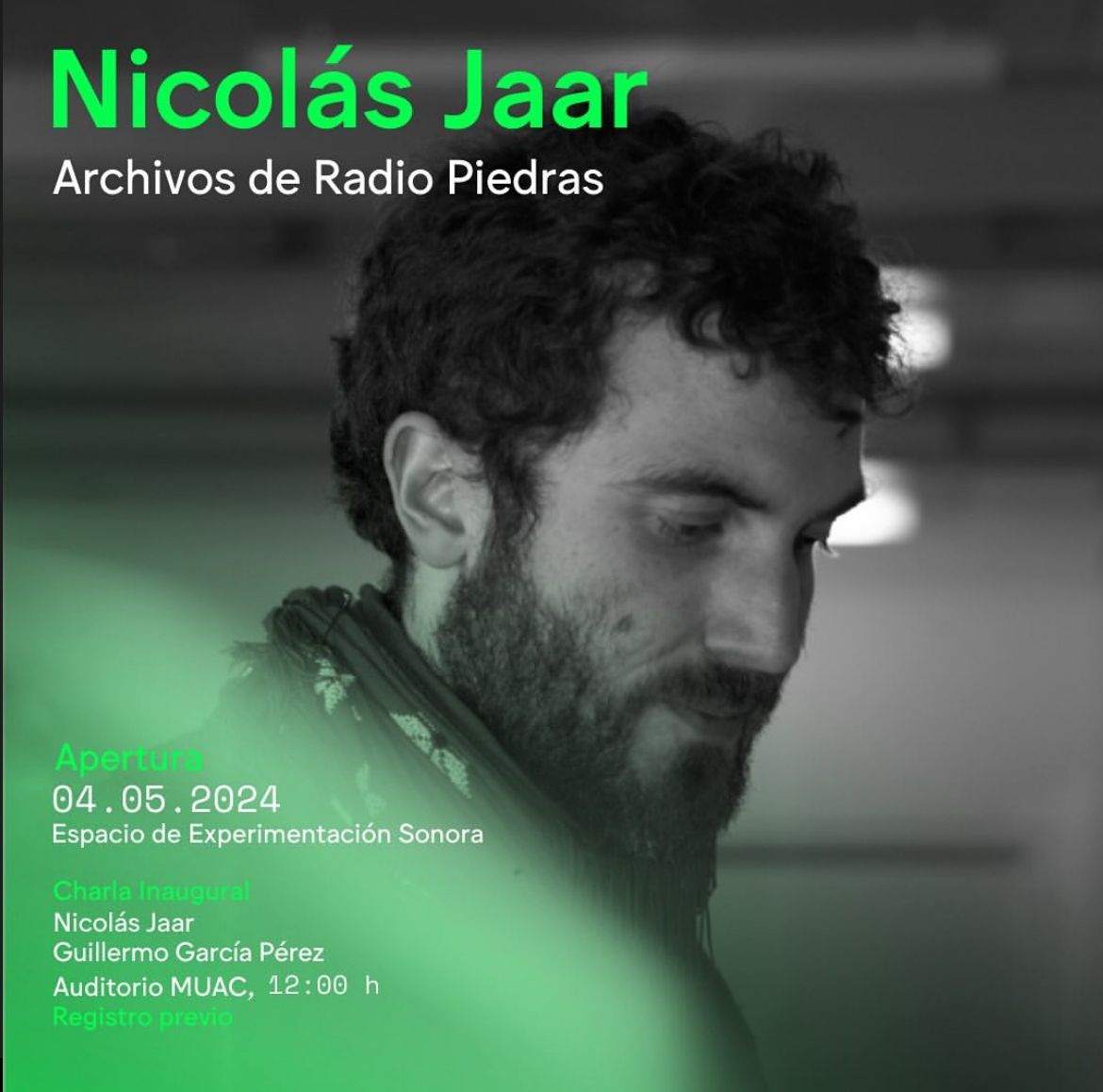Nicolas Jaar: Archivos de Radio Piedras - フライヤー表