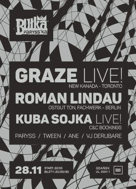 Bułka Paryss'ka: Graze Live!, Roman Lindau, Kuba Sojka Live - Página frontal