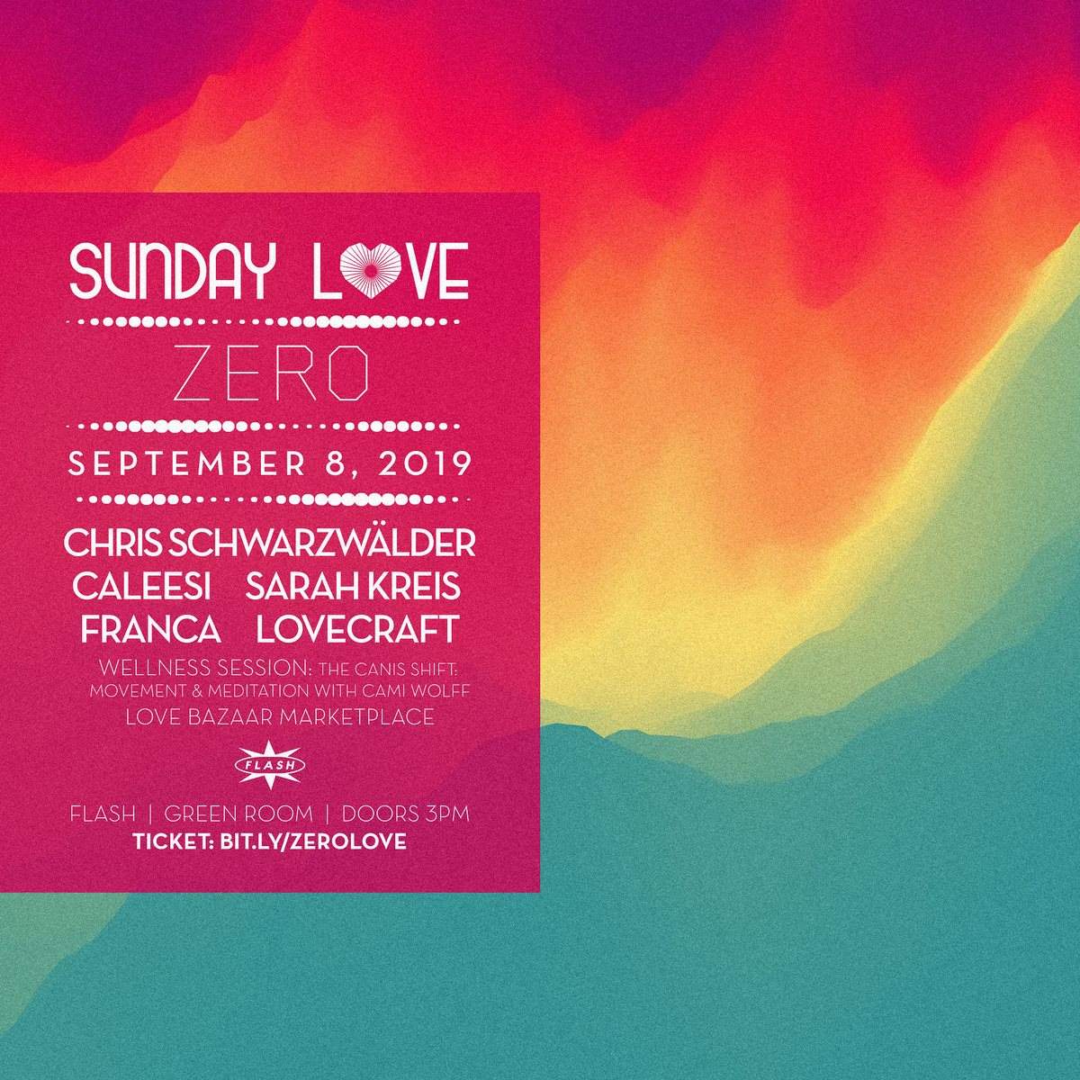 Sunday Love x Zero: Chris Schwarzwalder - Caleesi - Sarah Kreis - Franca - Lovecraft - Página frontal