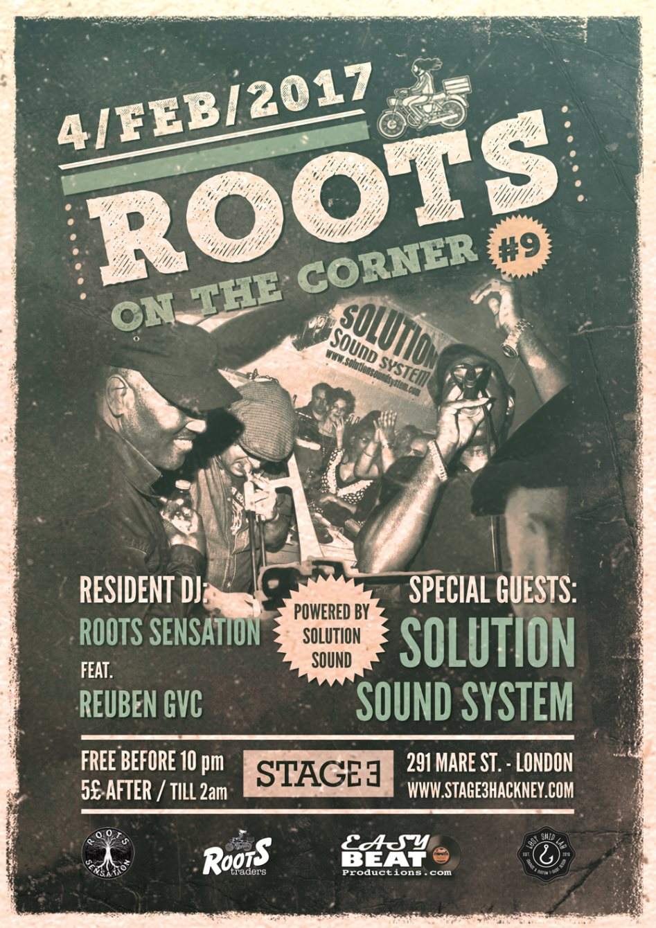 Roots On The Corner - フライヤー表