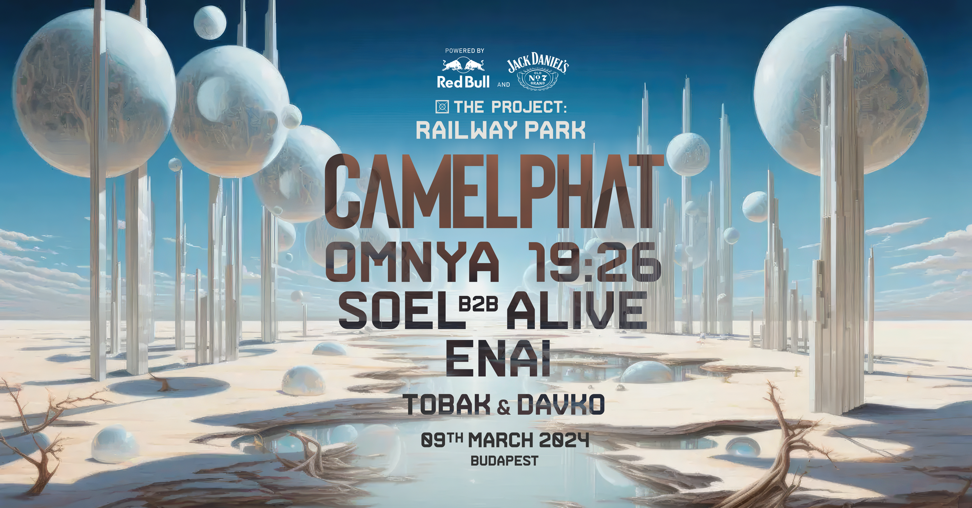 The Project: Railway Park with CamelPhat - フライヤー表