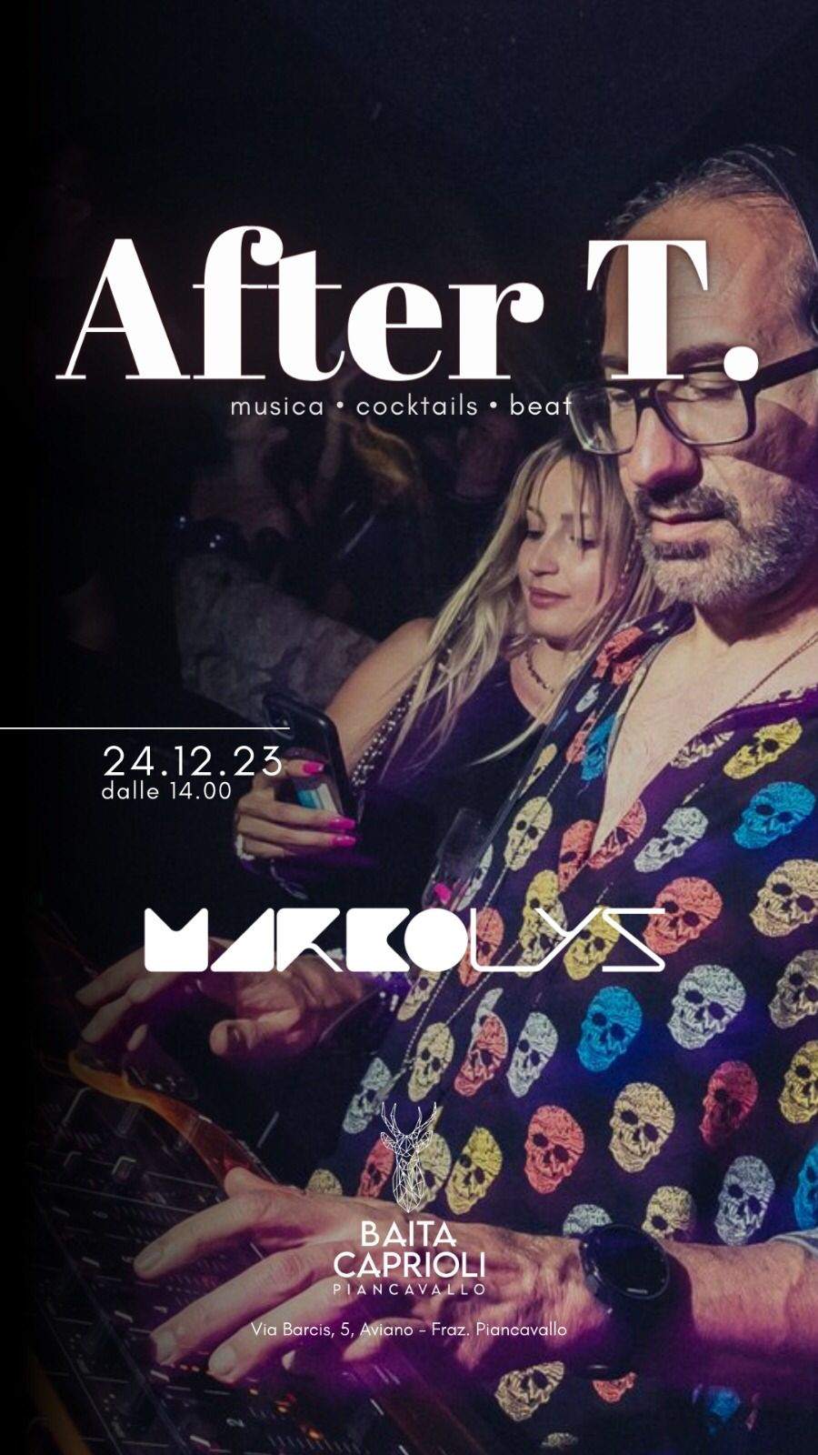 Marco Lys at After T - フライヤー表