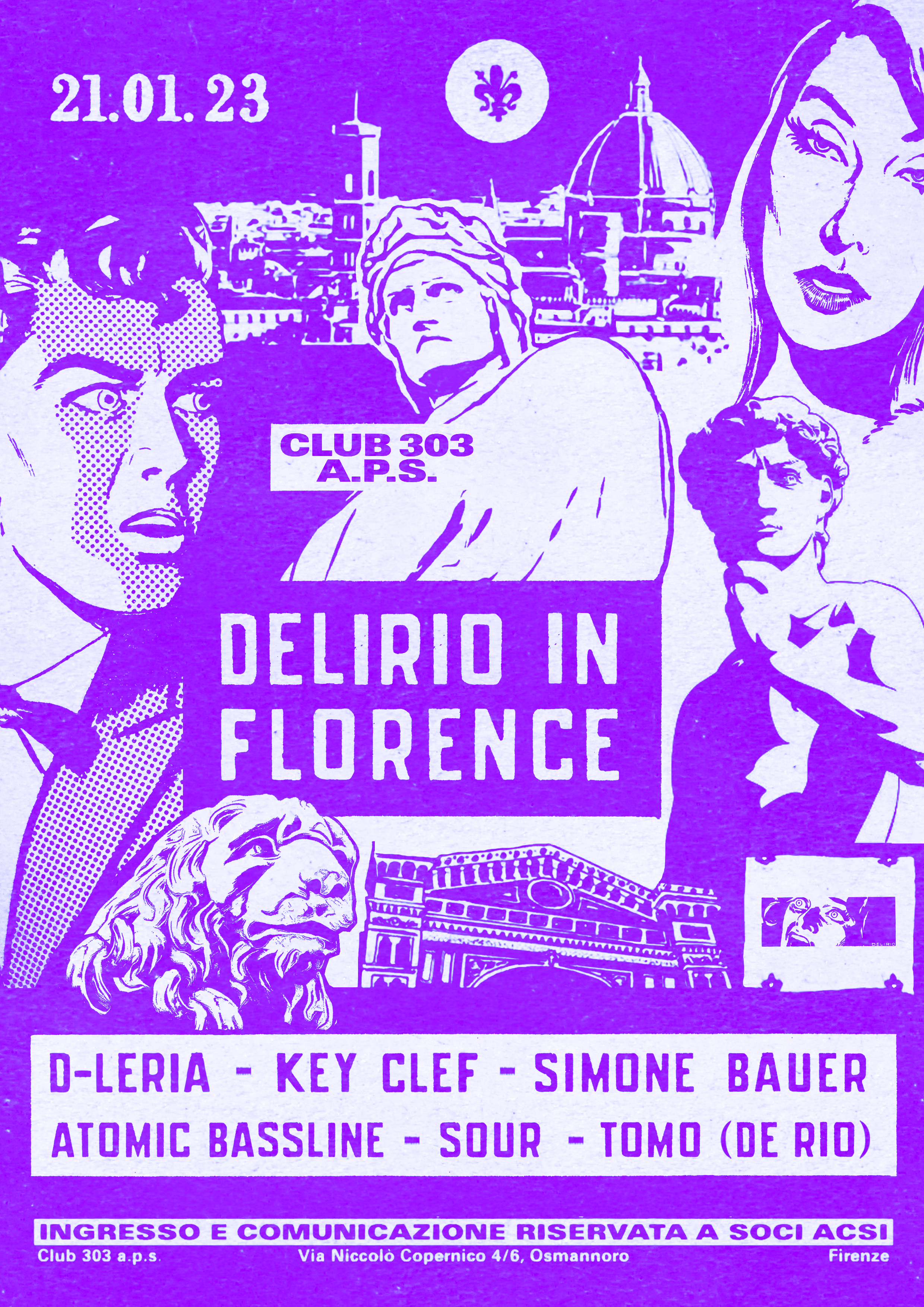 DELIRIO IN FLORENCE - Página frontal