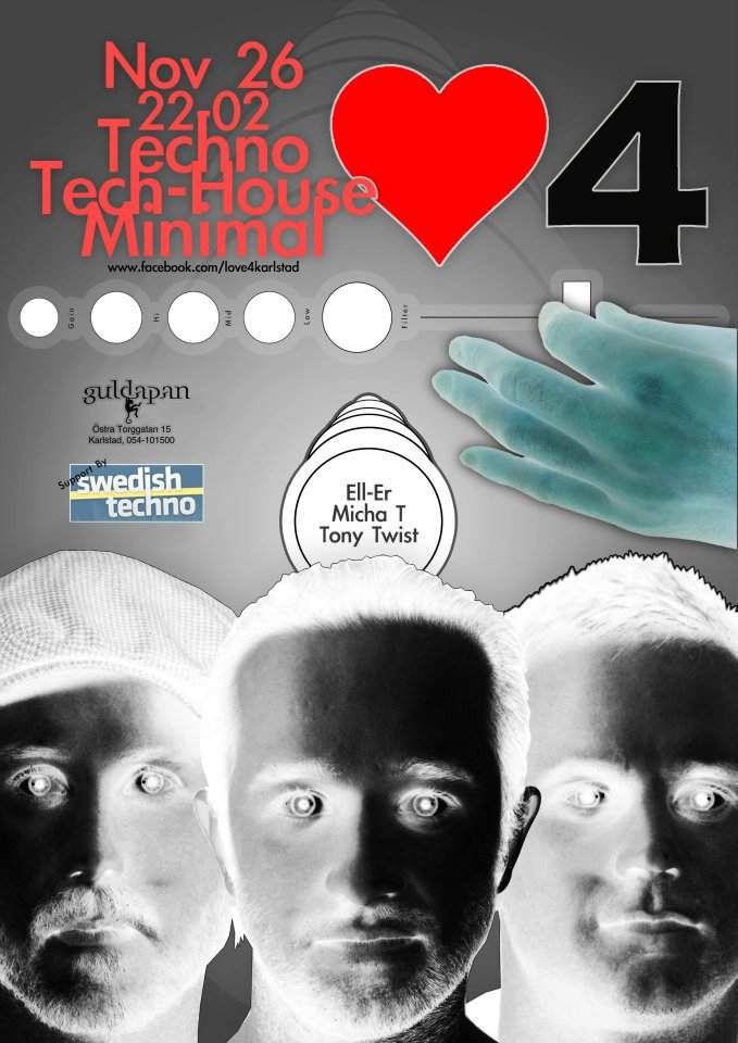 Love 4  Techno.Tech House.Minimal - Página frontal