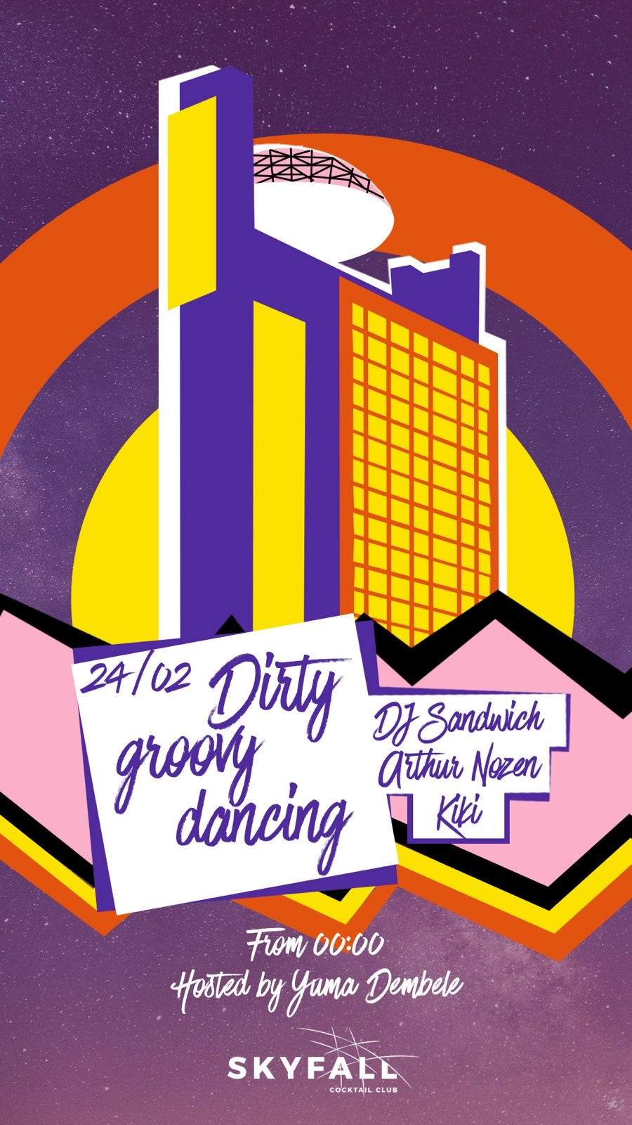 Dirty Groovy Dancing - フライヤー裏