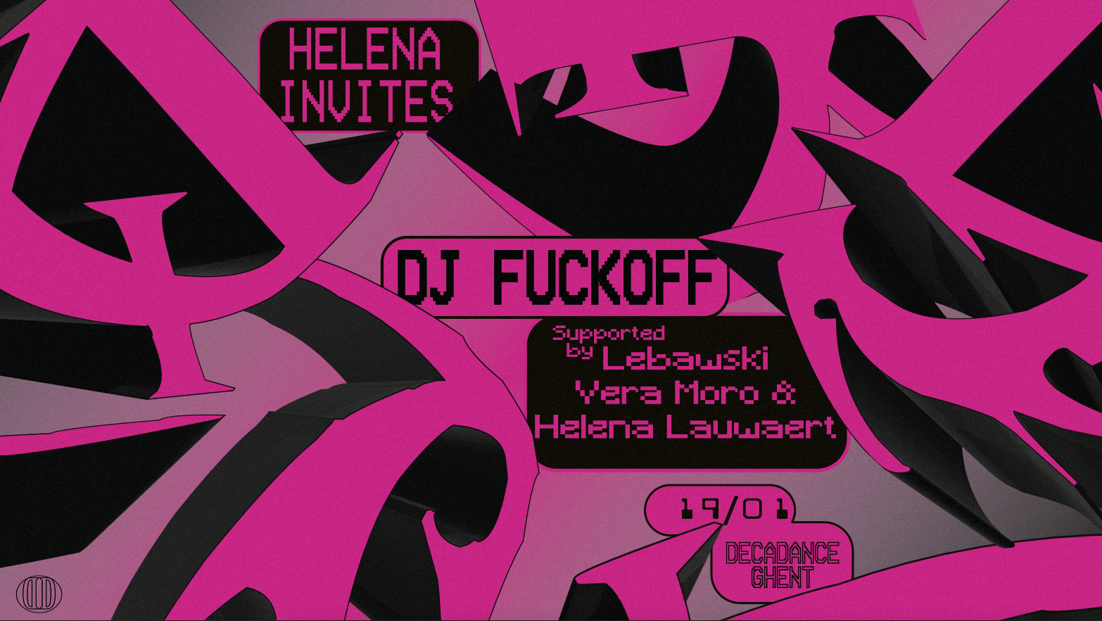 Helena Lauwaert invites DJ Fuckoff - フライヤー表