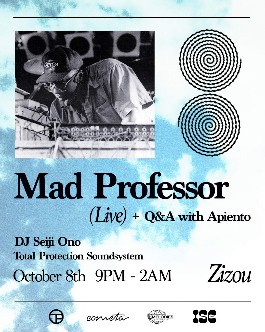 タイムセール！！！！！！！！Mad professor Mad Professor (Live Dub + Q&A) at Zizou, Los Angeles