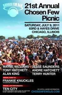Frankie Knuckles at Chosen Few's 21st Annual House Music Picnic - フライヤー表